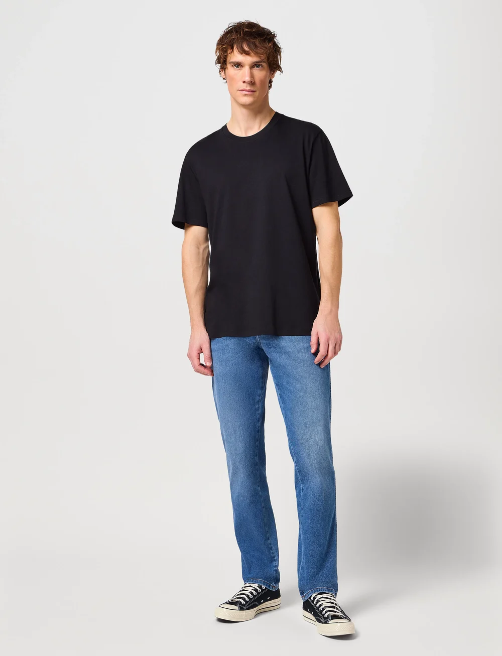 Wrangler - 2 PACK TEE - kortärmade t-shirts - black - 2