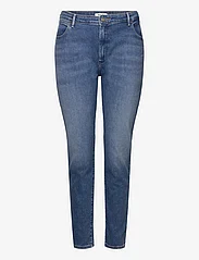 Wrangler - SKINNY - džinsa bikses ar šaurām starām - raven - 0
