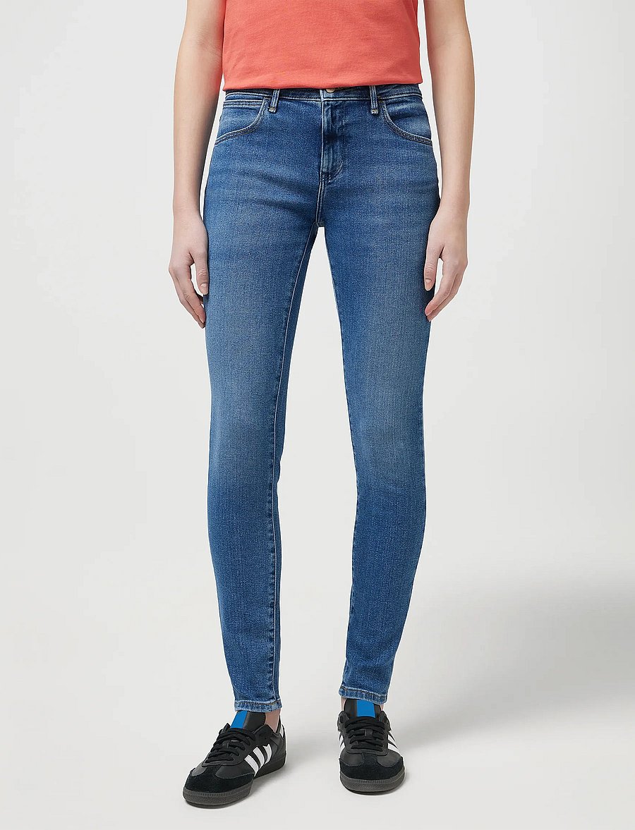 Wrangler - SKINNY - skinny jeans - raven - 0