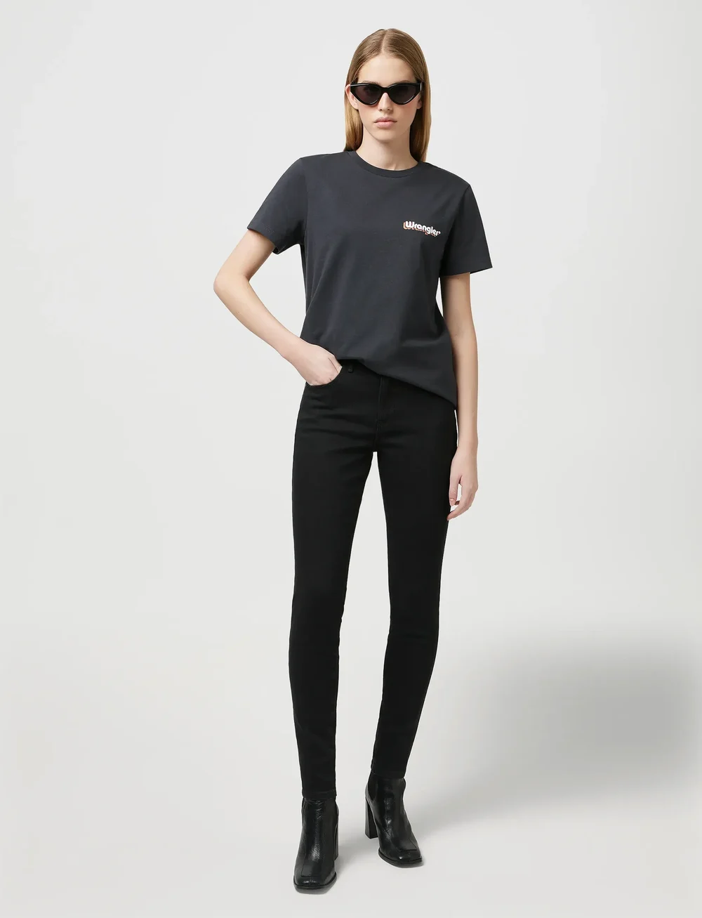 Wrangler - HIGH SKINNY - skinny jeans - arachne - 3