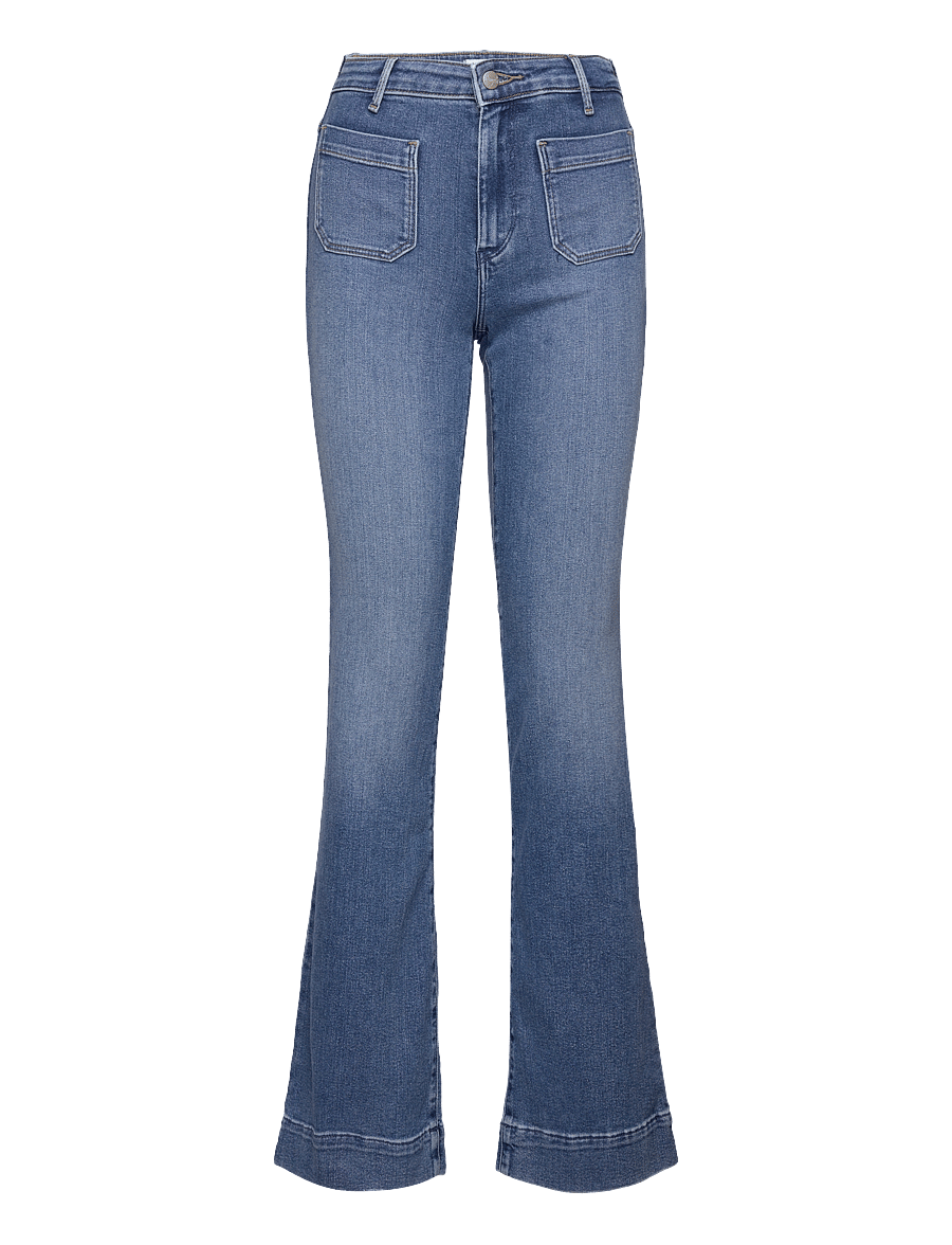 Wrangler - FLARE - džinsi ar zvanveida galiem - raven - 1