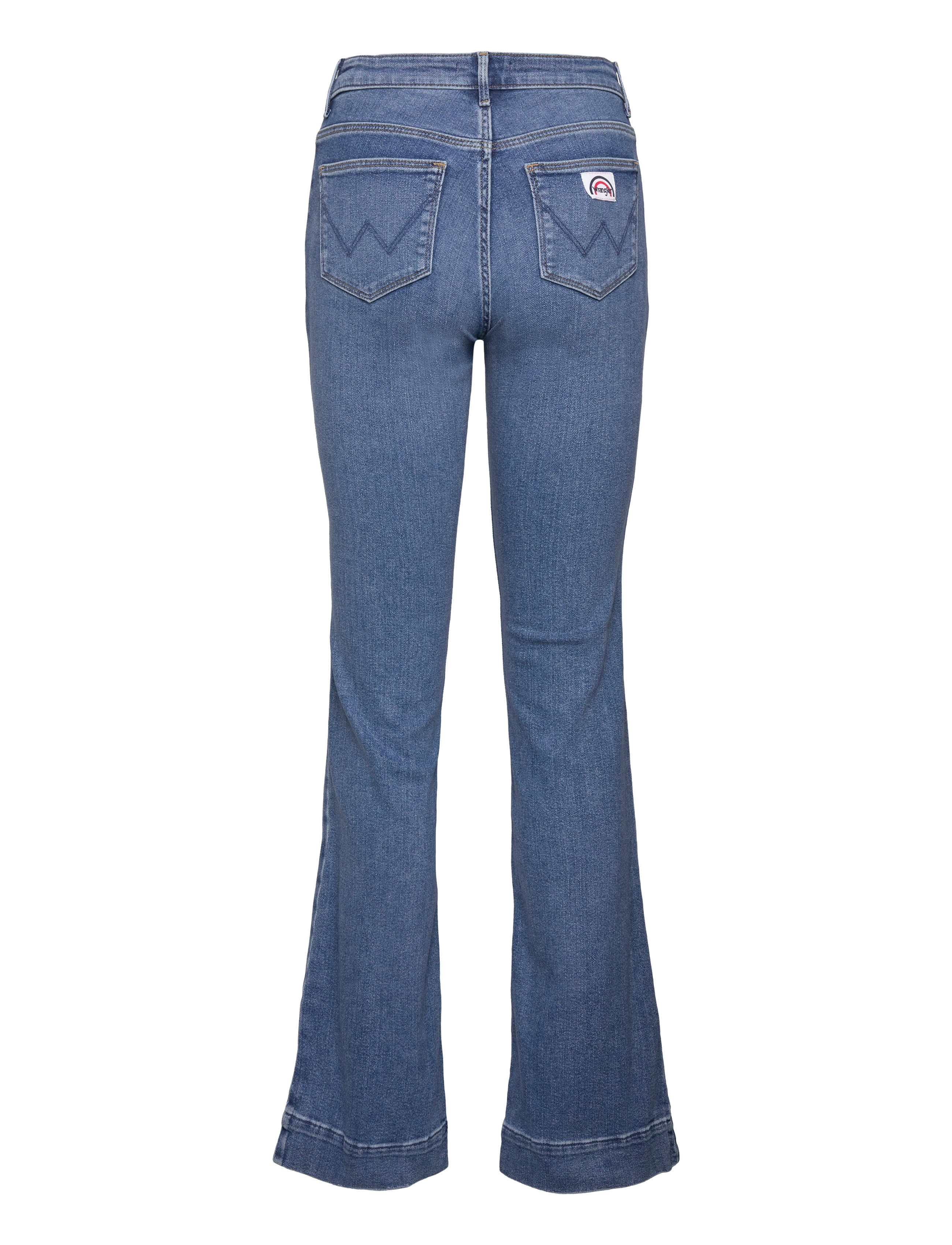 Wrangler - FLARE - džinsi ar zvanveida galiem - raven - 2