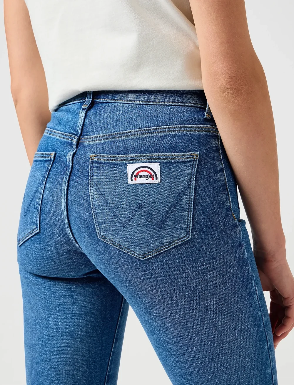 Wrangler - FLARE - utsvängda jeans - raven - 5