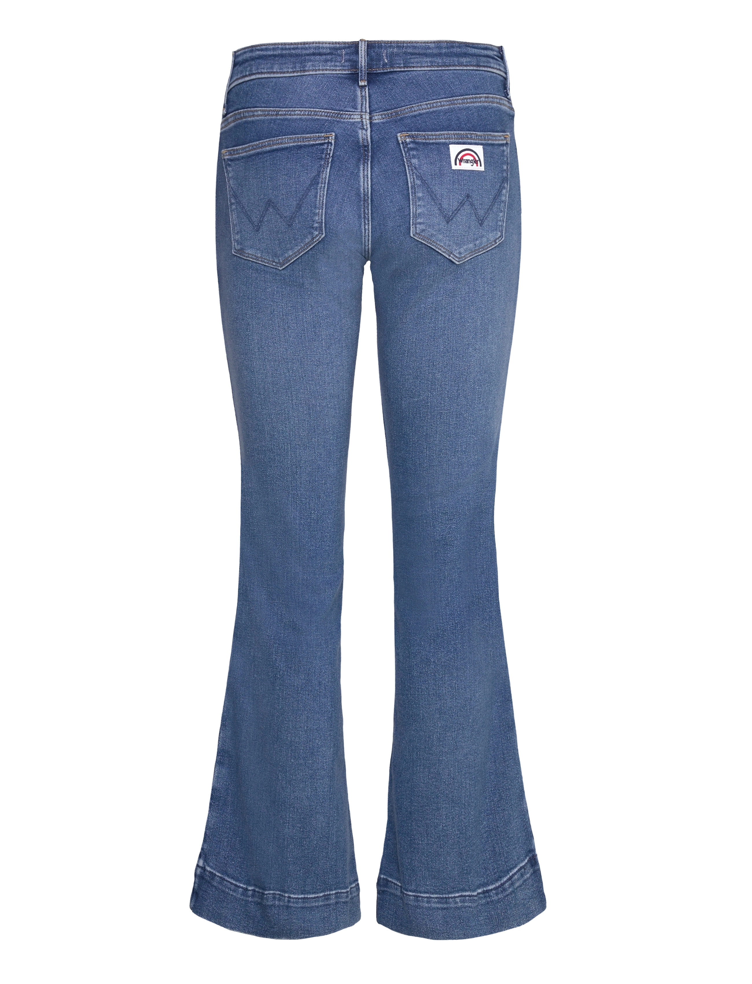 Wrangler - FLARE - leveälahkeiset farkut - raven - 2