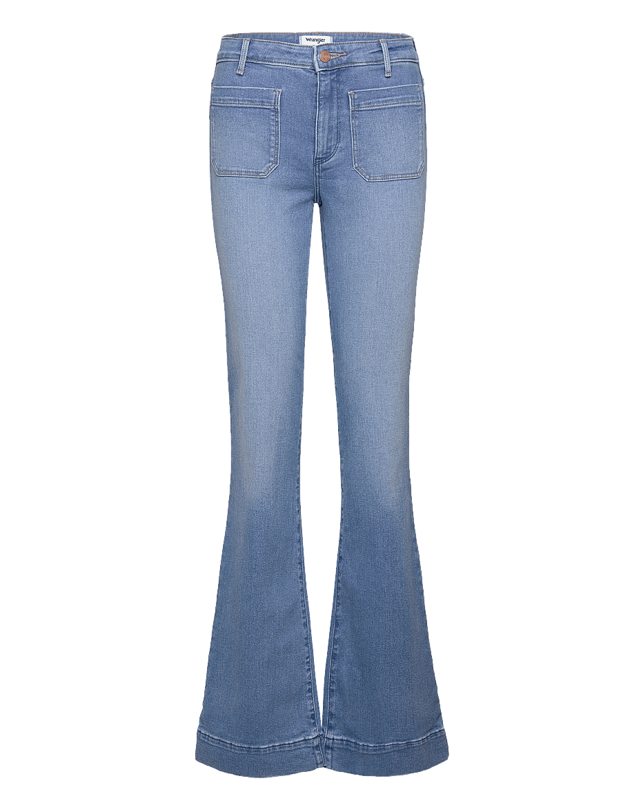 Wrangler - FLARE - leveälahkeiset farkut - hazel - 1