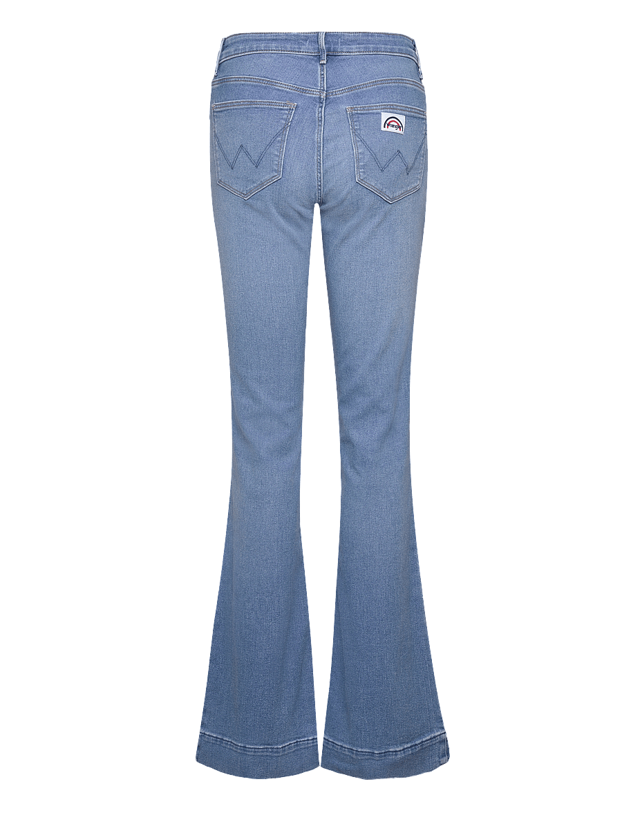 Wrangler - FLARE - leveälahkeiset farkut - hazel - 2