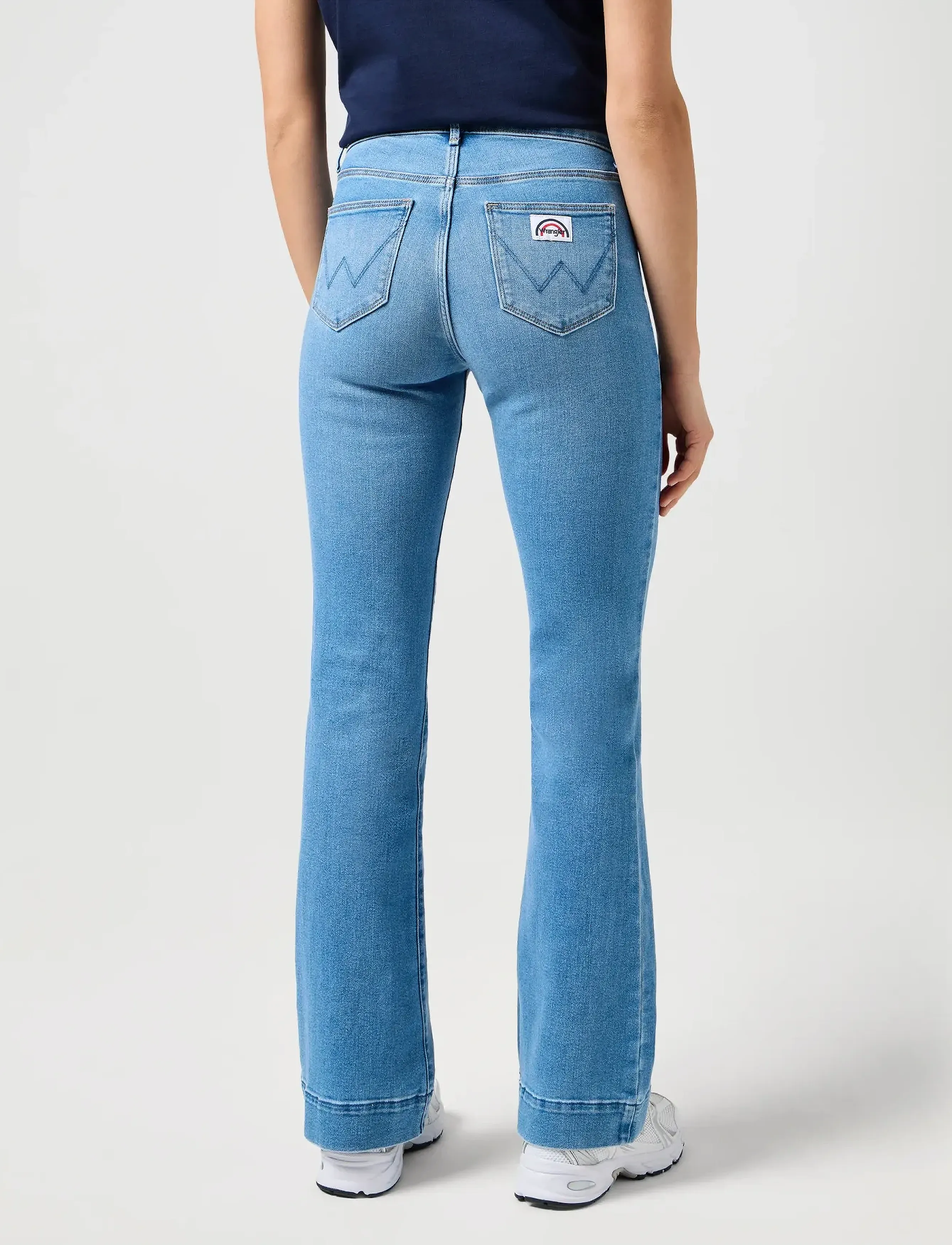 Wrangler - FLARE - utsvängda jeans - hazel - 4