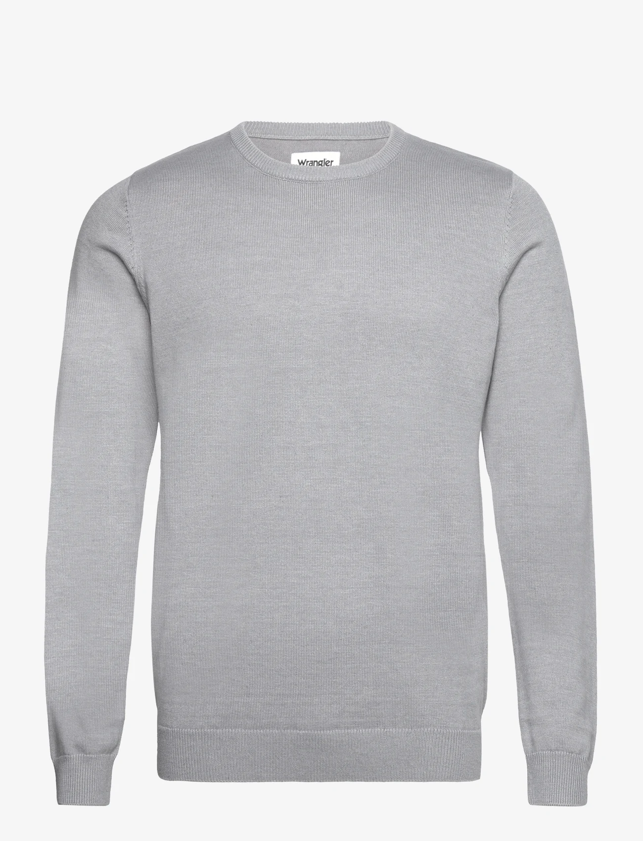 Wrangler - CREW KNIT - knitted round necks - mid grey melee - 0