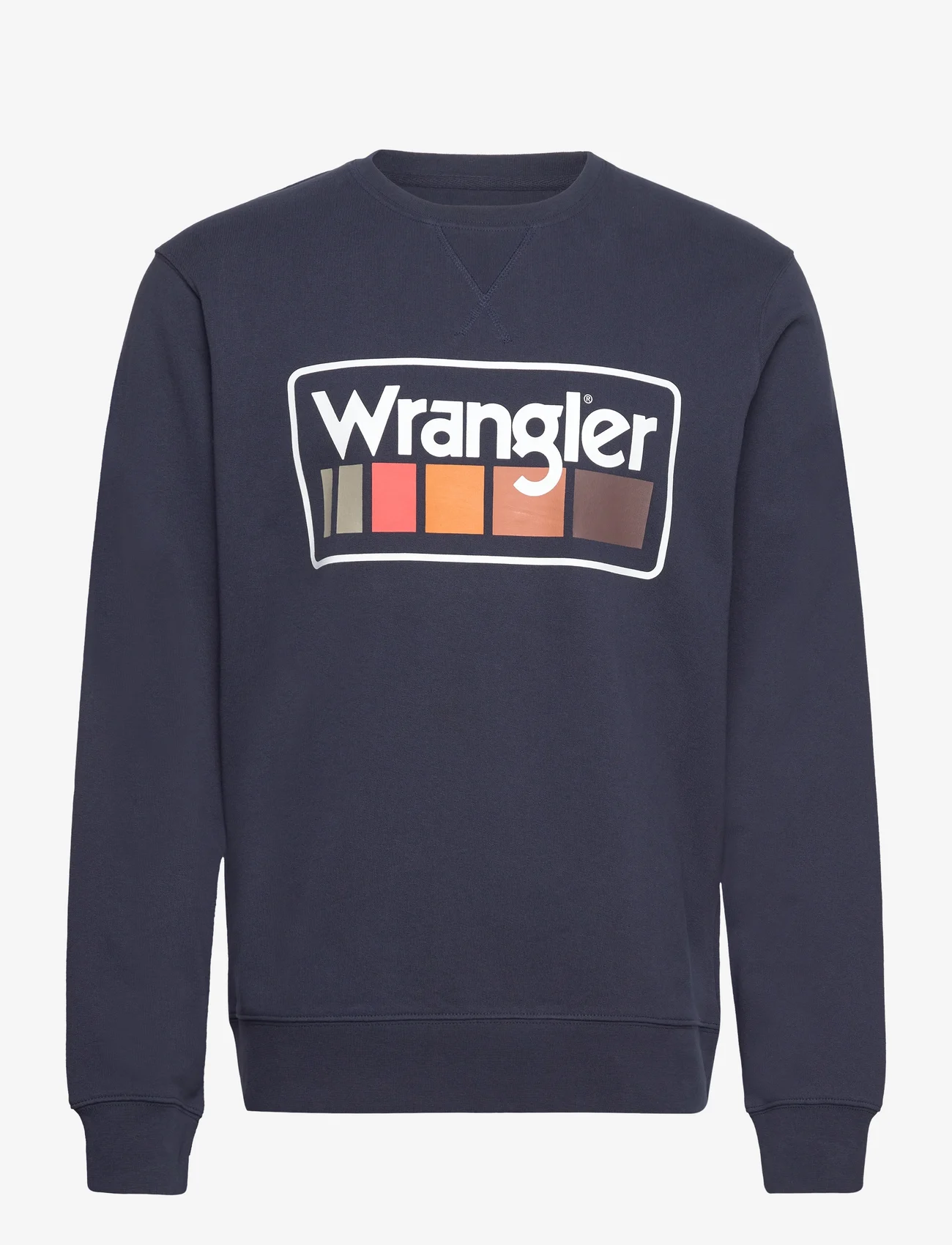 Wrangler - GRAPHIC CREW SWEAT - sweatshirts - navy - 0