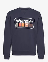 Wrangler - GRAPHIC CREW SWEAT - swetry - navy - 0