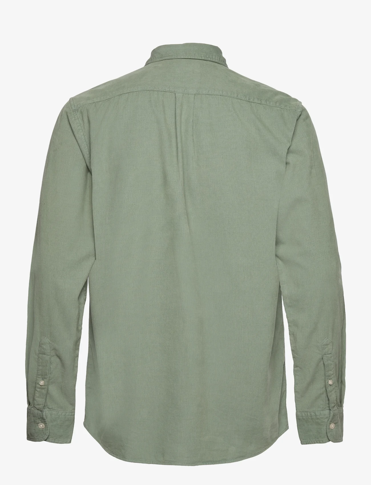Wrangler - 1 POCKET SHIRT - corduroy overhemden - green milieu - 1