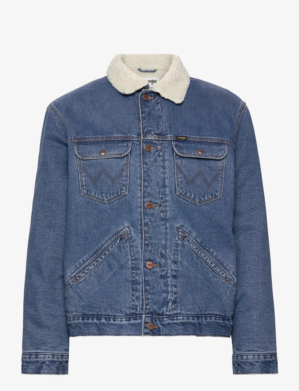 Wrangler 124mj Sherpa 83.97 . Buy Denim Jackets from Wrangler