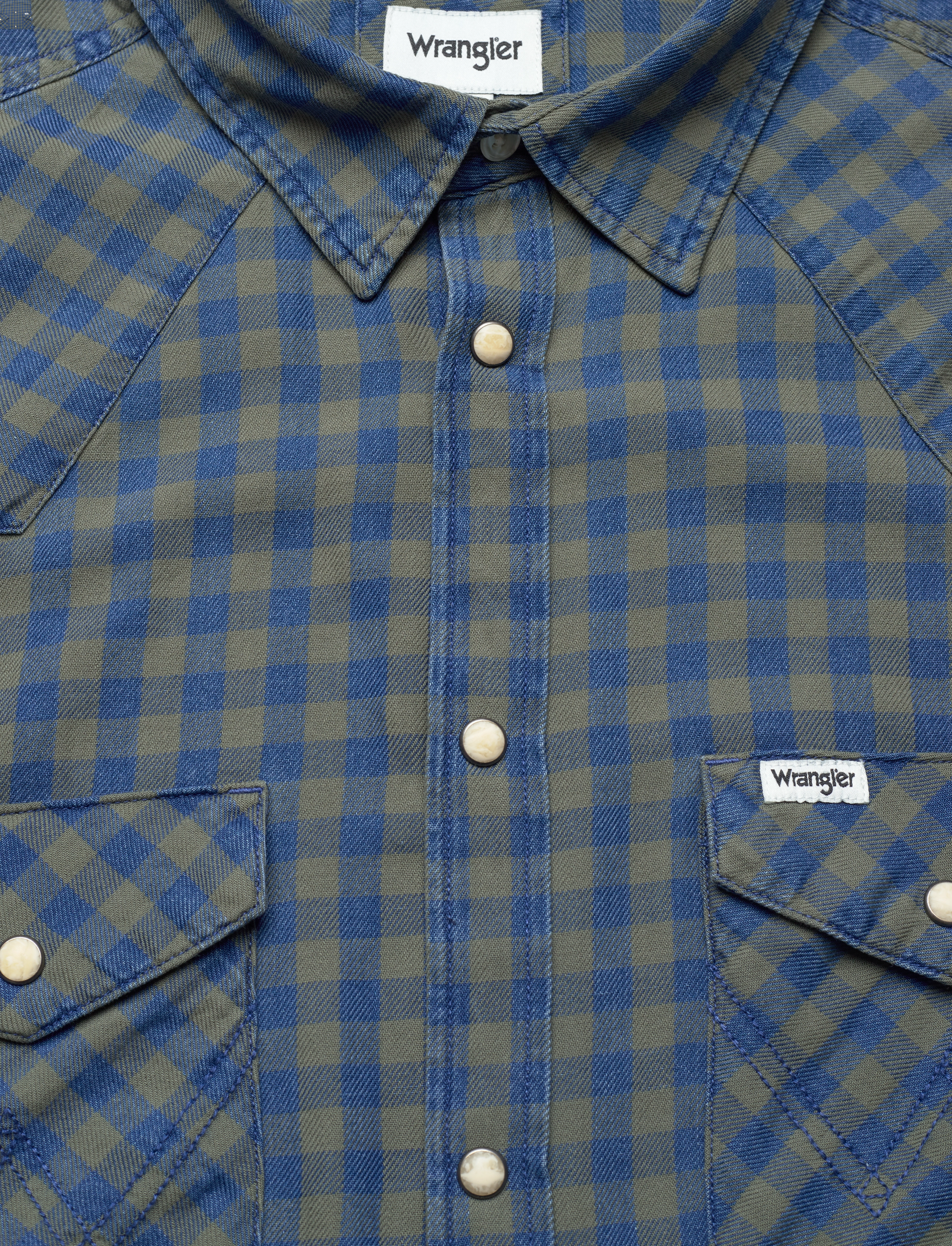 Wrangler - LS WESTERN SHIRT - mid indigo - 2