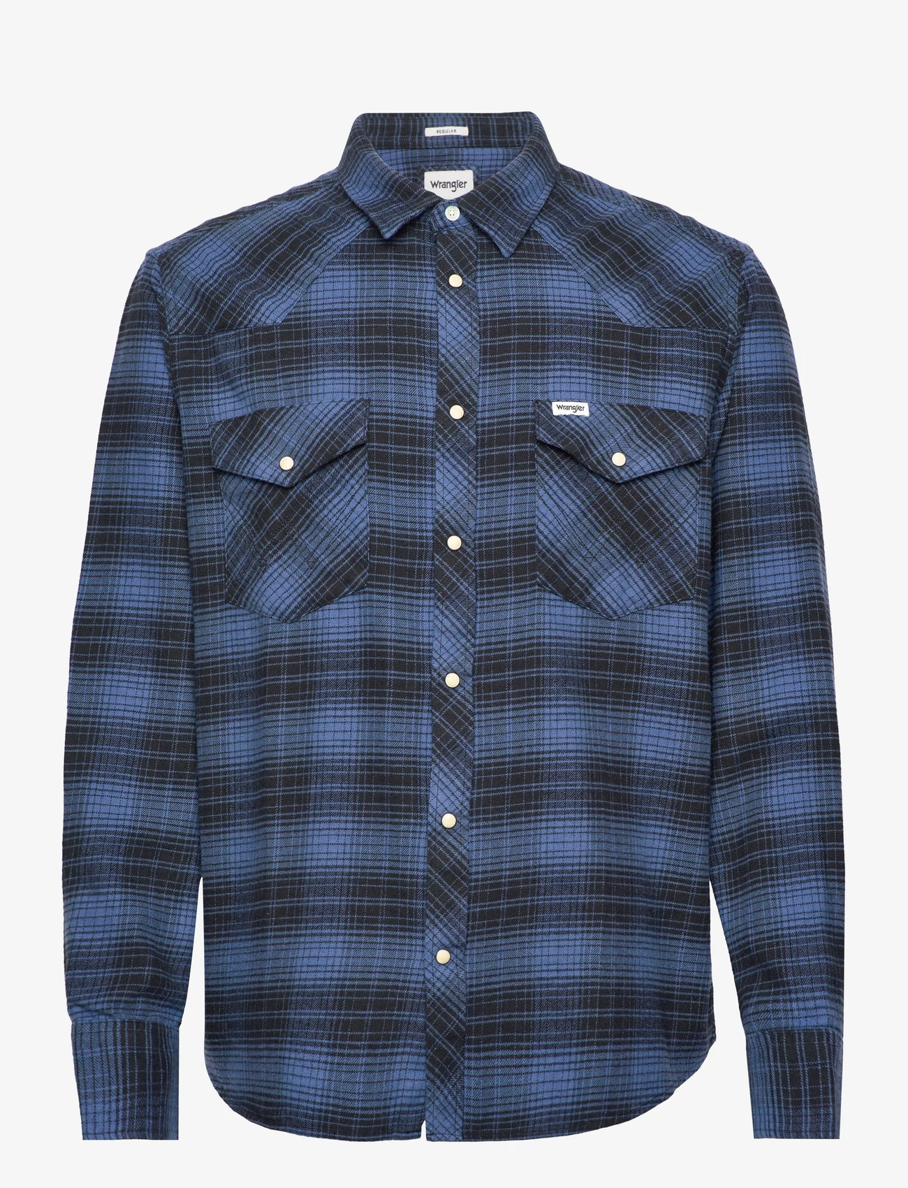 Wrangler - LS WESTERN SHIRT - ternede skjorter - federal blue - 0