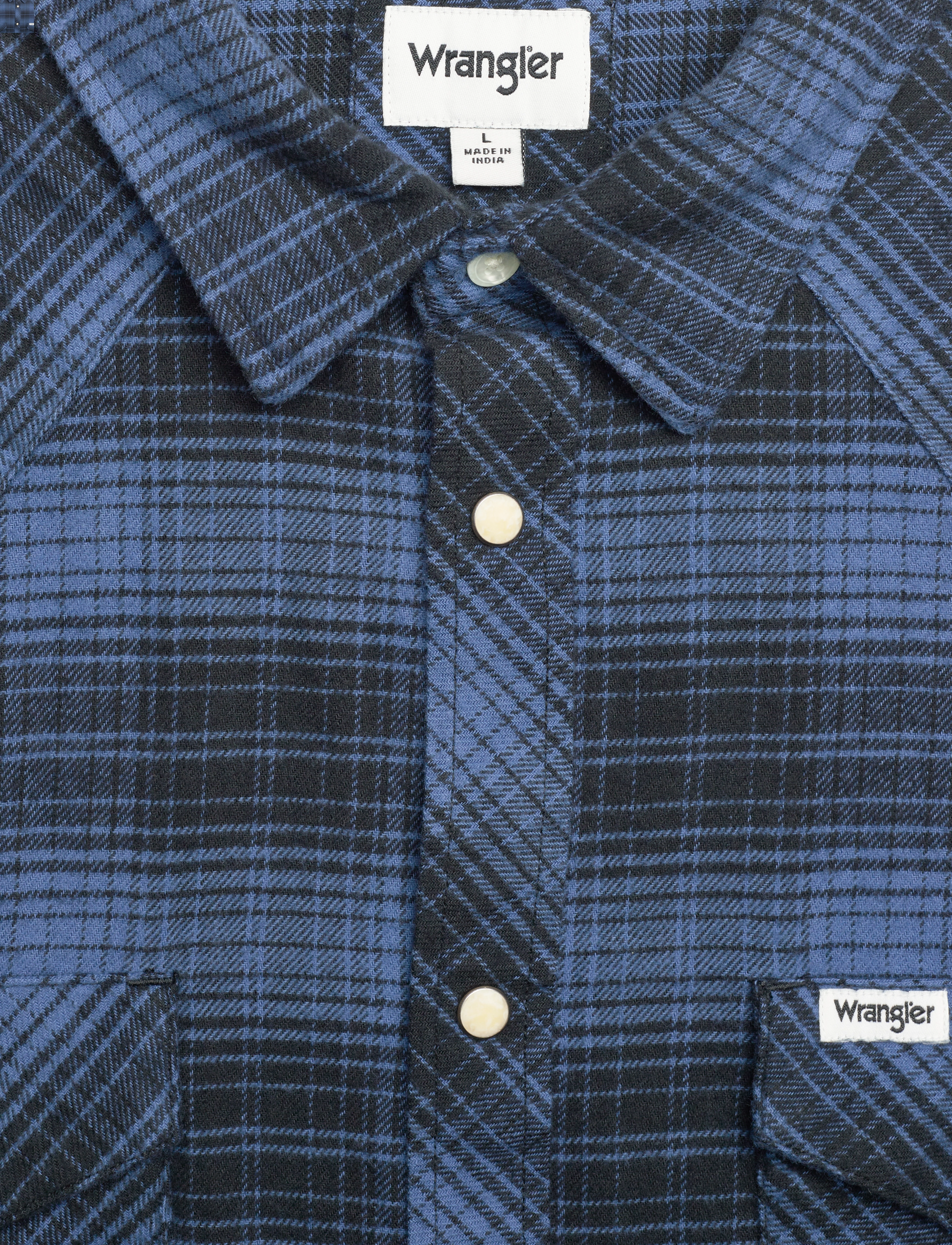 Wrangler - LS WESTERN SHIRT - federal blue - 2