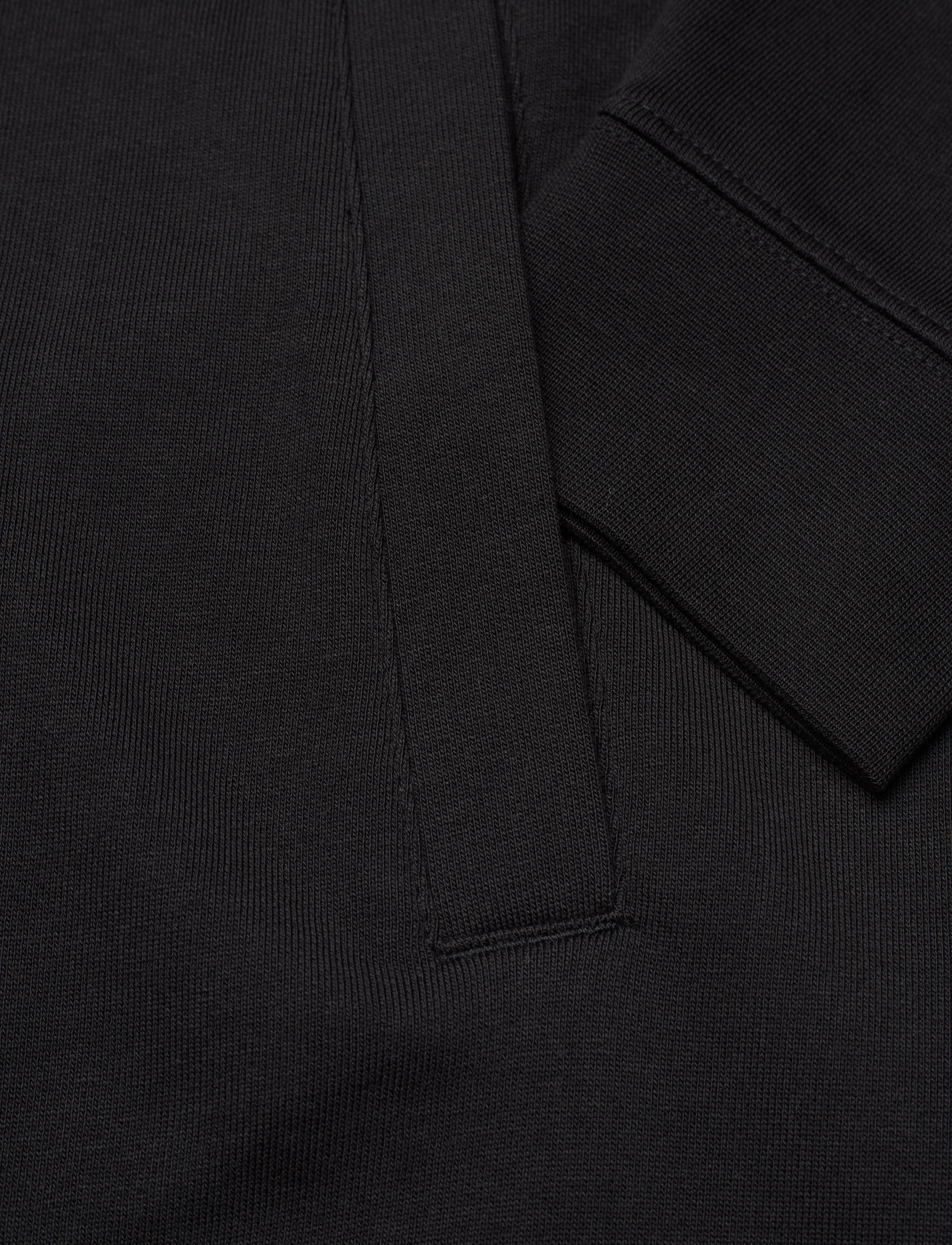 Wrangler - FUNNEL NECK ZIP - real black - 3