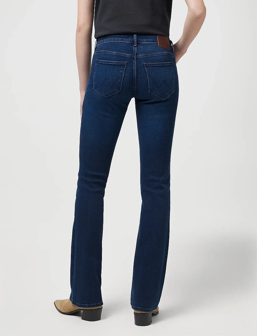 Wrangler - BOOTCUT - alt laienevad teksad - nightshade - 4