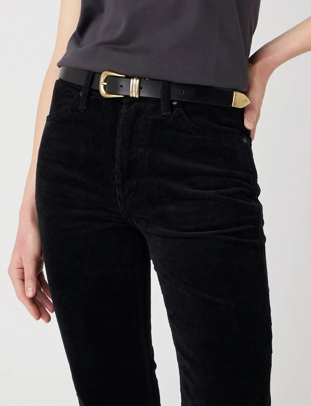 Wrangler - TRIPLE LOOP BELT - casual bælter - black - 5