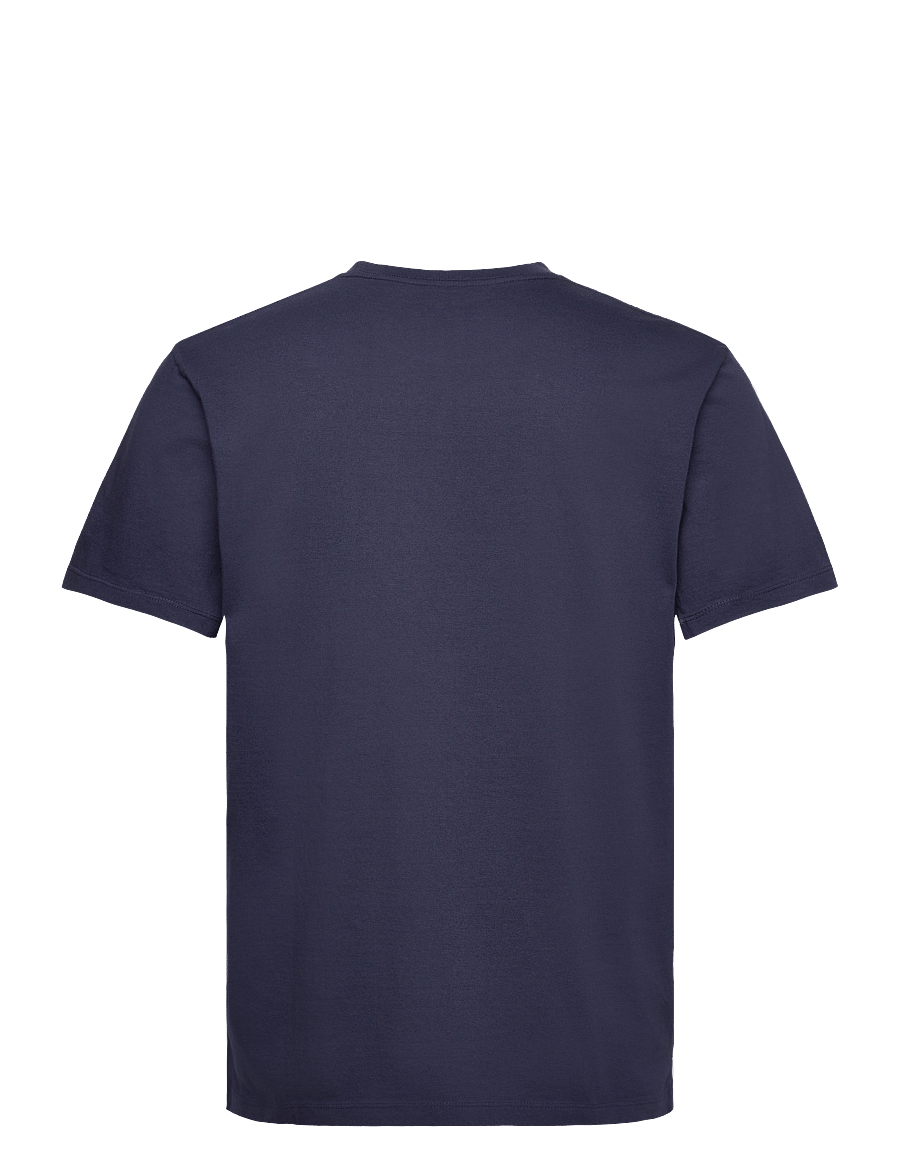 Wrangler - SIGN OFF TEE - kurzärmelige t-shirts - navy - 2