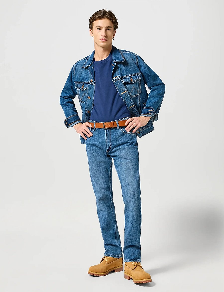 Wrangler - SIGN OFF TEE - kurzärmelige t-shirts - navy - 3