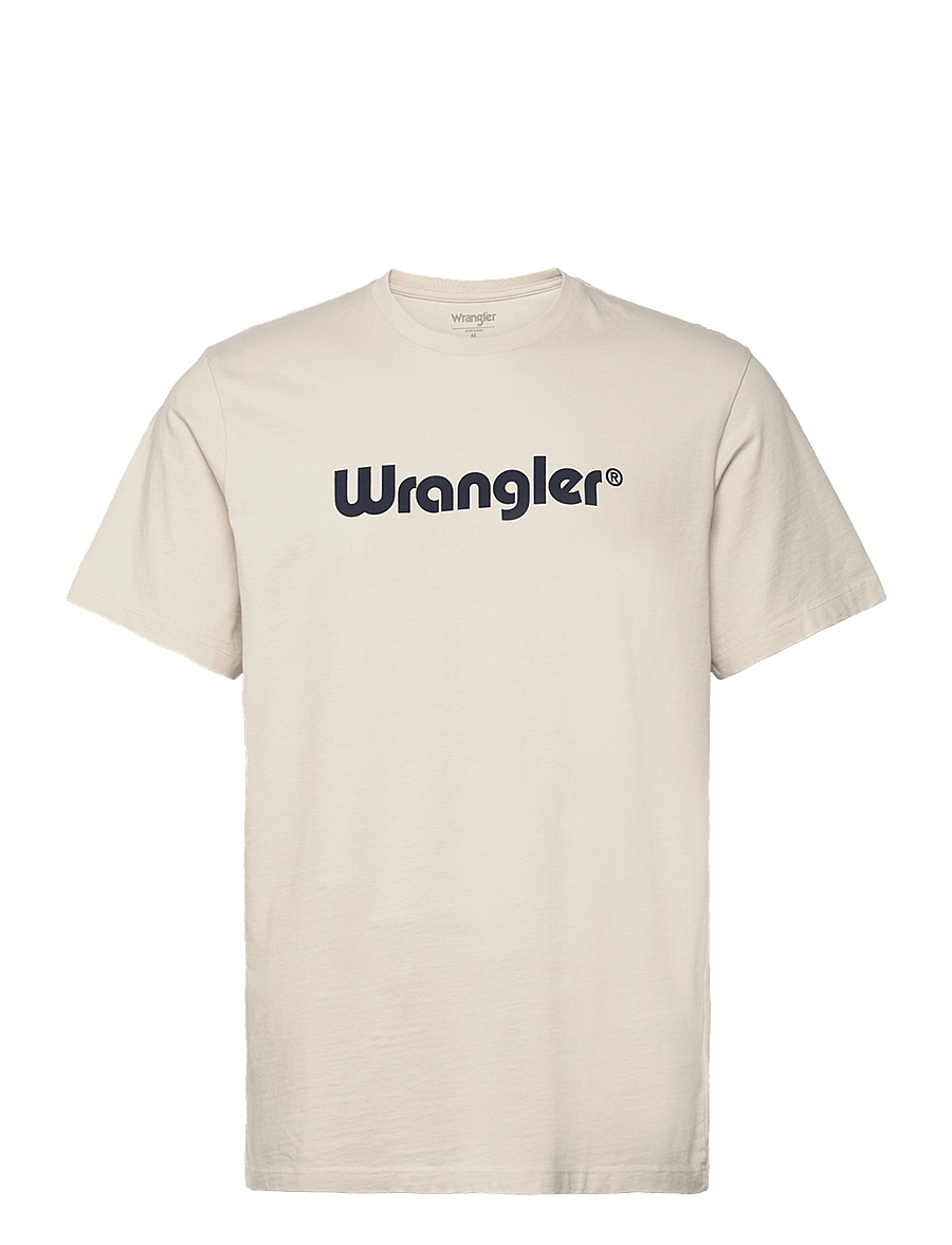 Wrangler - LOGO TEE - lühikeste varrukatega t-särgid - white - 1