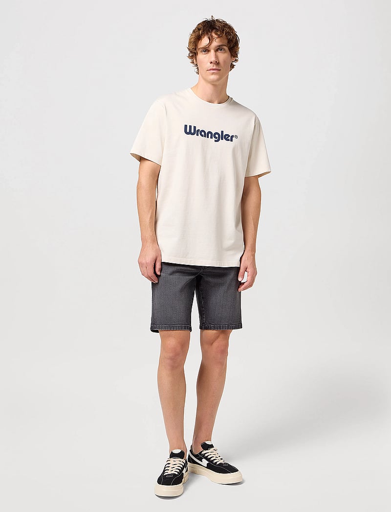 Wrangler - LOGO TEE - kurzärmelig - white - 3