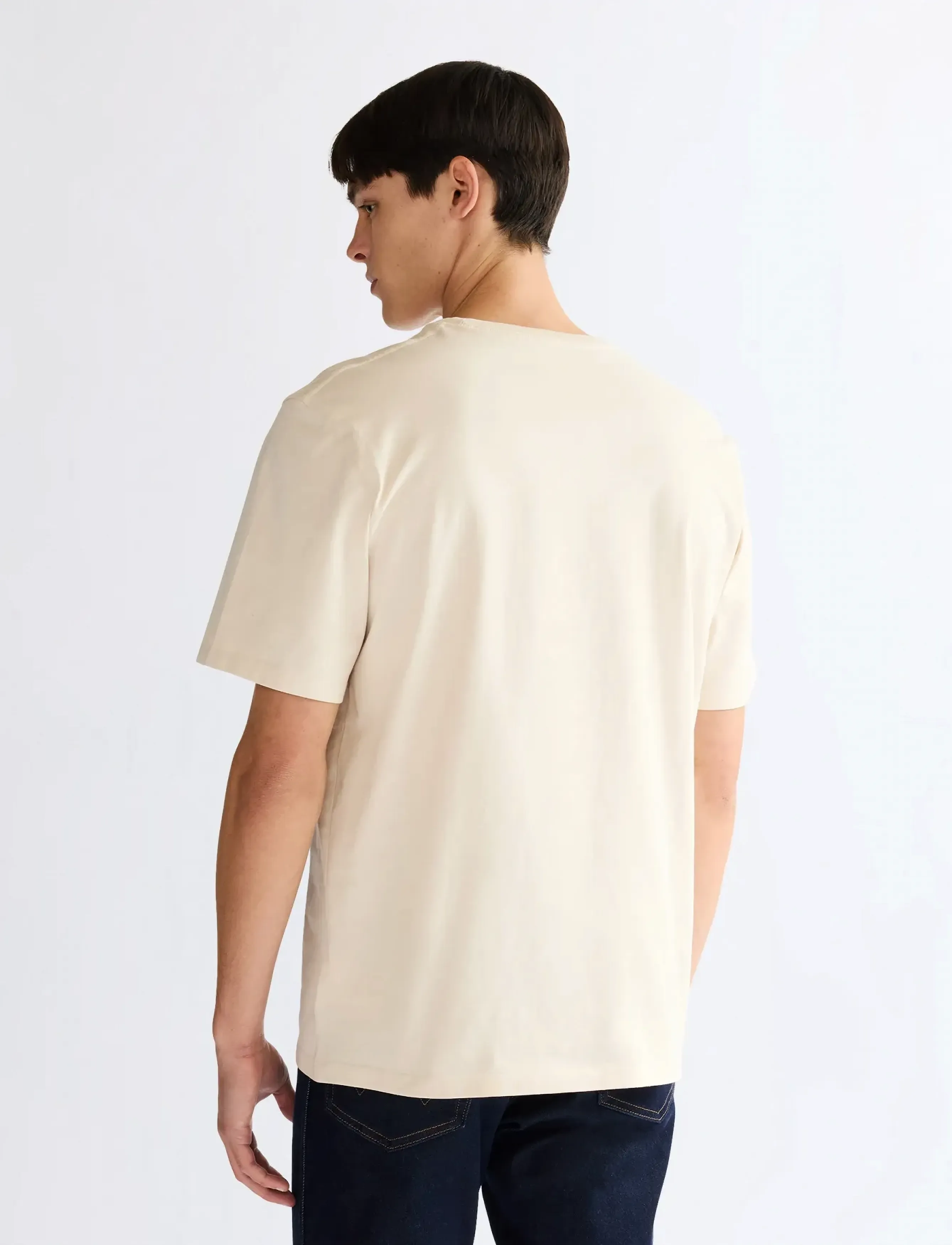 Wrangler - LOGO TEE - short-sleeved t-shirts - white - 4
