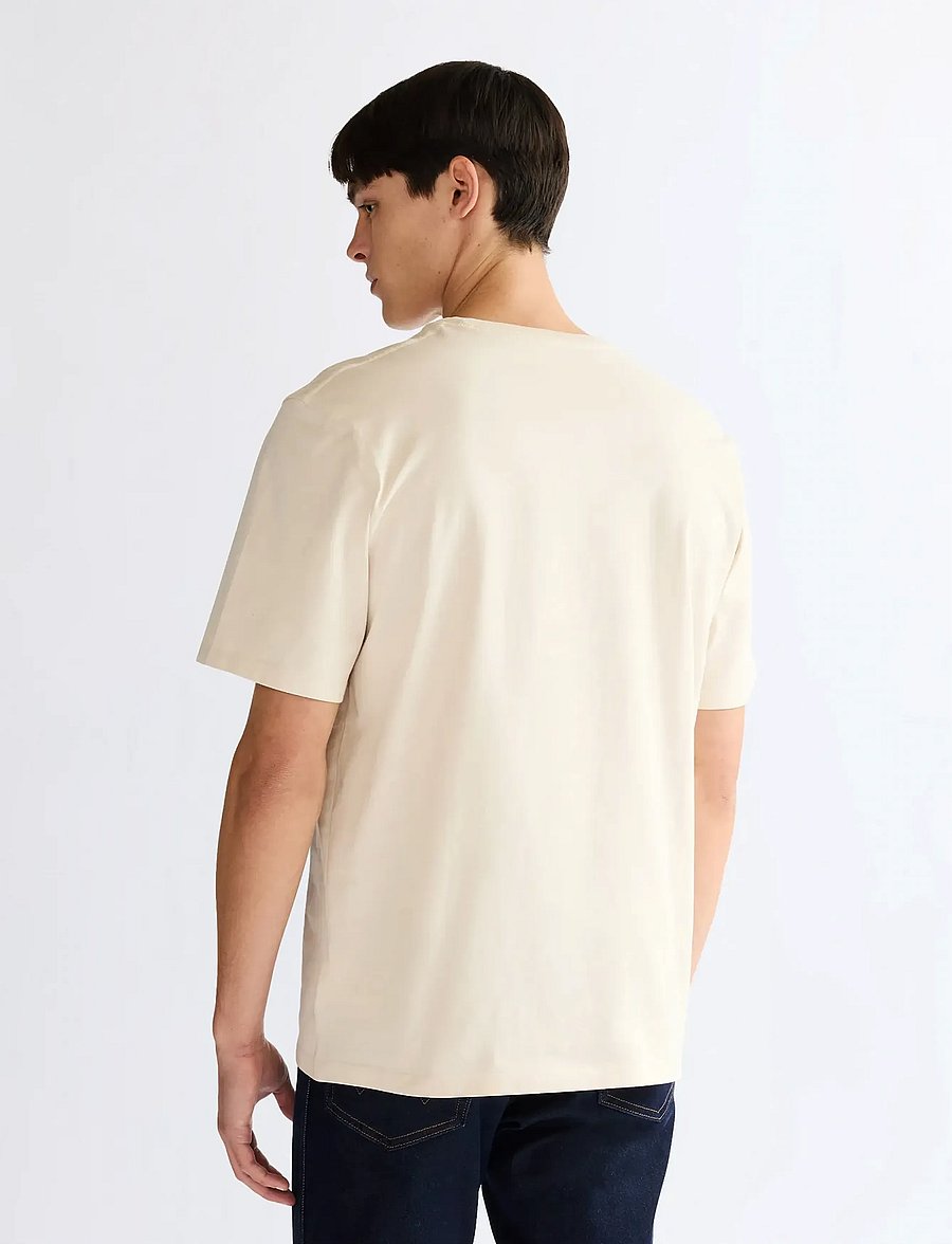Wrangler - LOGO TEE - lühikeste varrukatega t-särgid - white - 4