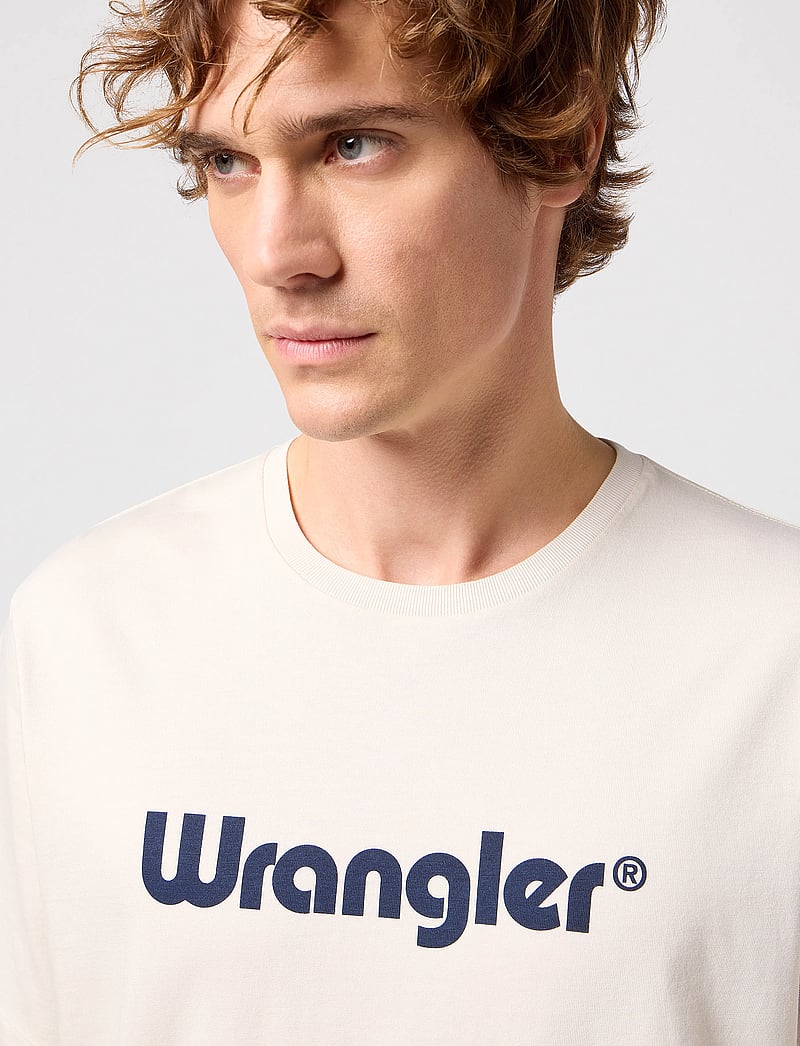 Wrangler - LOGO TEE - kurzärmelig - white - 5