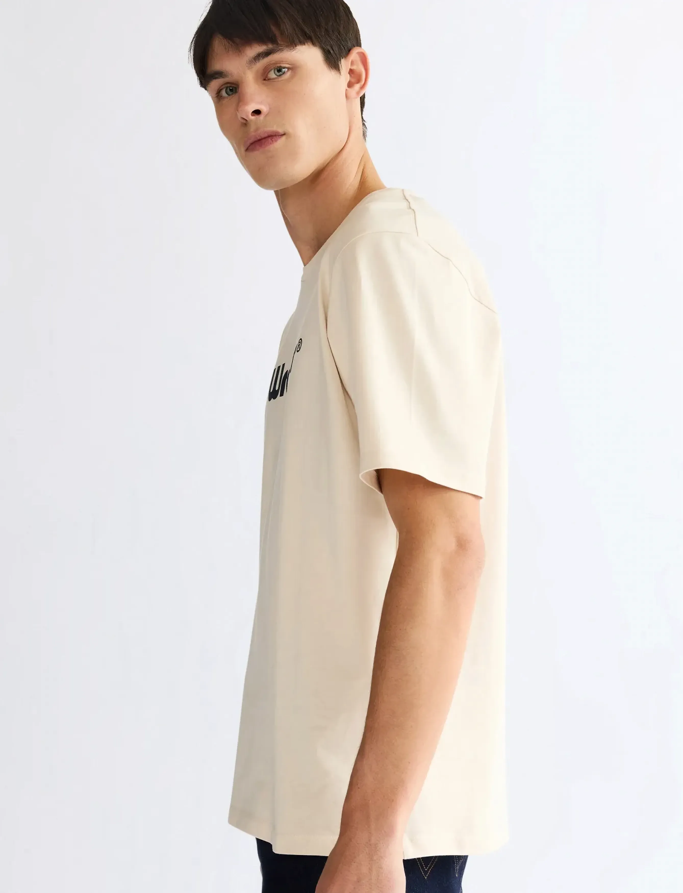 Wrangler - LOGO TEE - short-sleeved t-shirts - white - 5