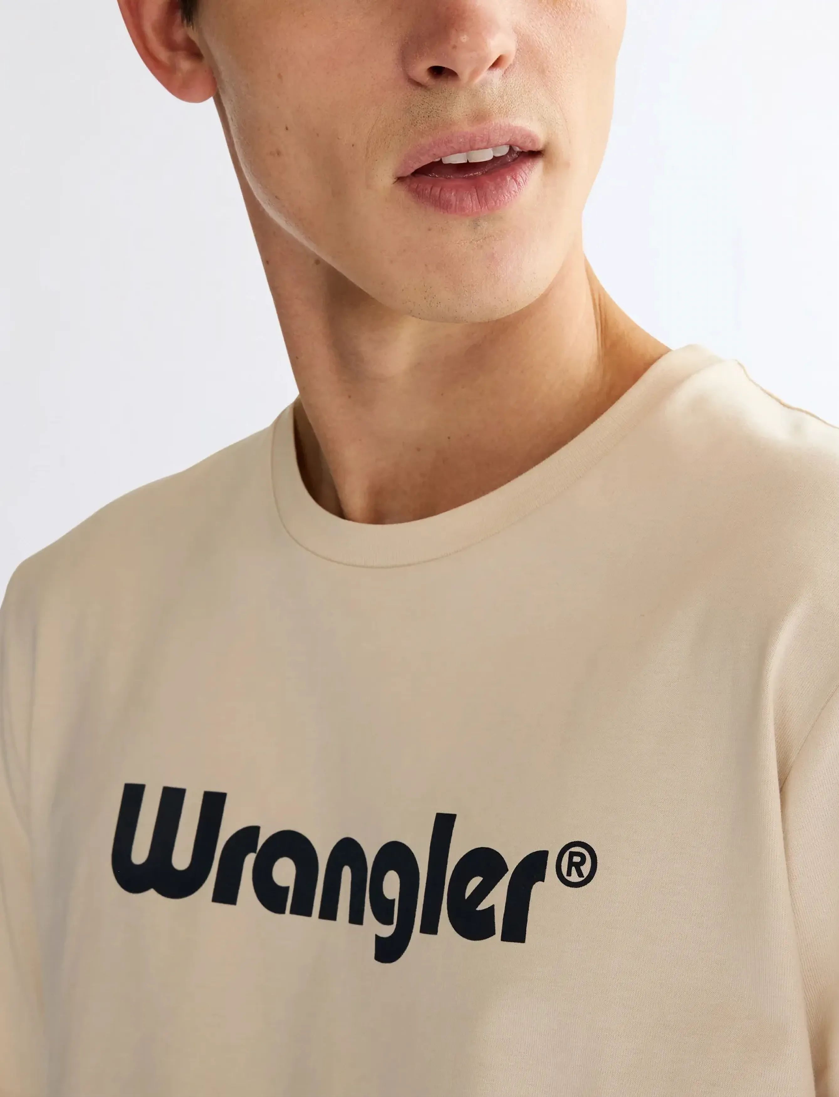 WRANGLER Logo Tee t-shirts - bas herr – bild 5