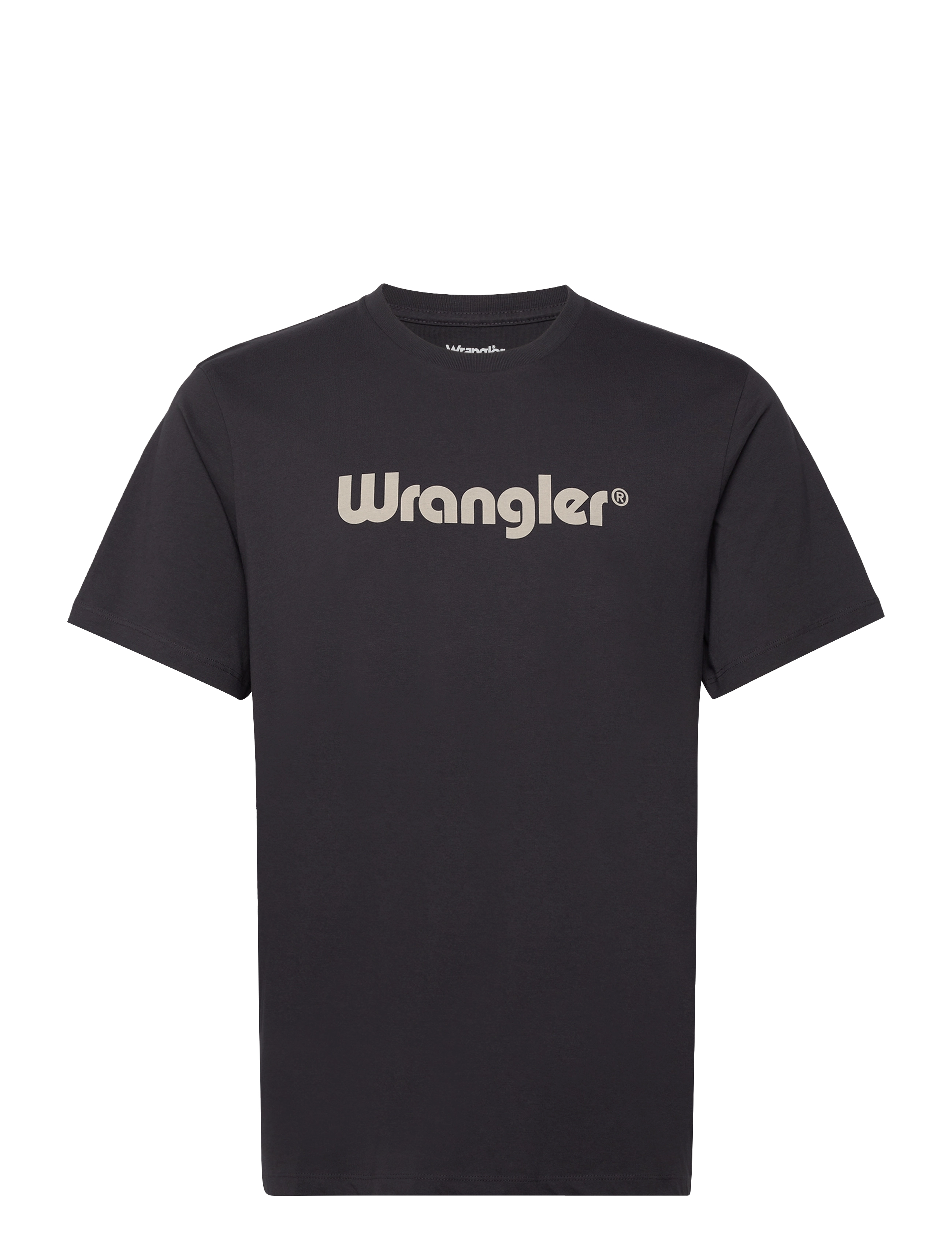 WRANGLER Logo Tee Schwarz - S - Herren