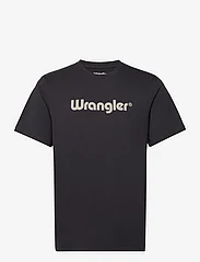 Wrangler - LOGO TEE - laveste priser - black - 0