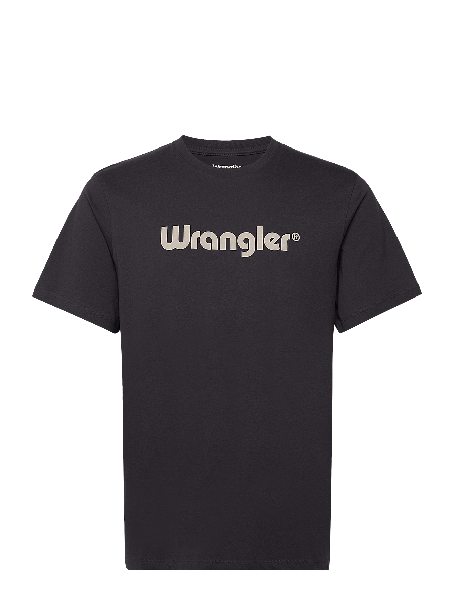 Wrangler - LOGO TEE - lühikeste varrukatega t-särgid - black - 1