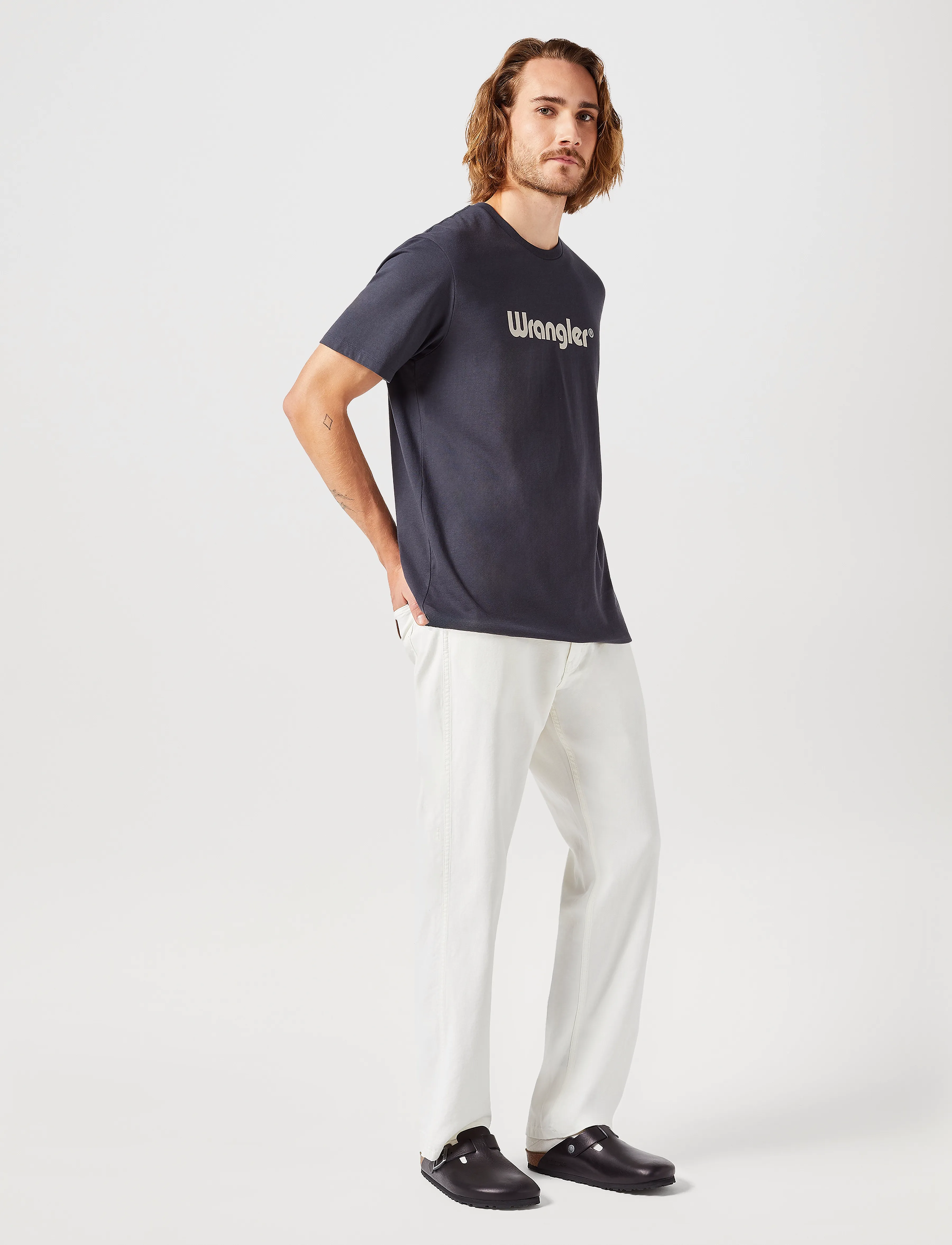 Wrangler - LOGO TEE - die niedrigsten preise - black - 3