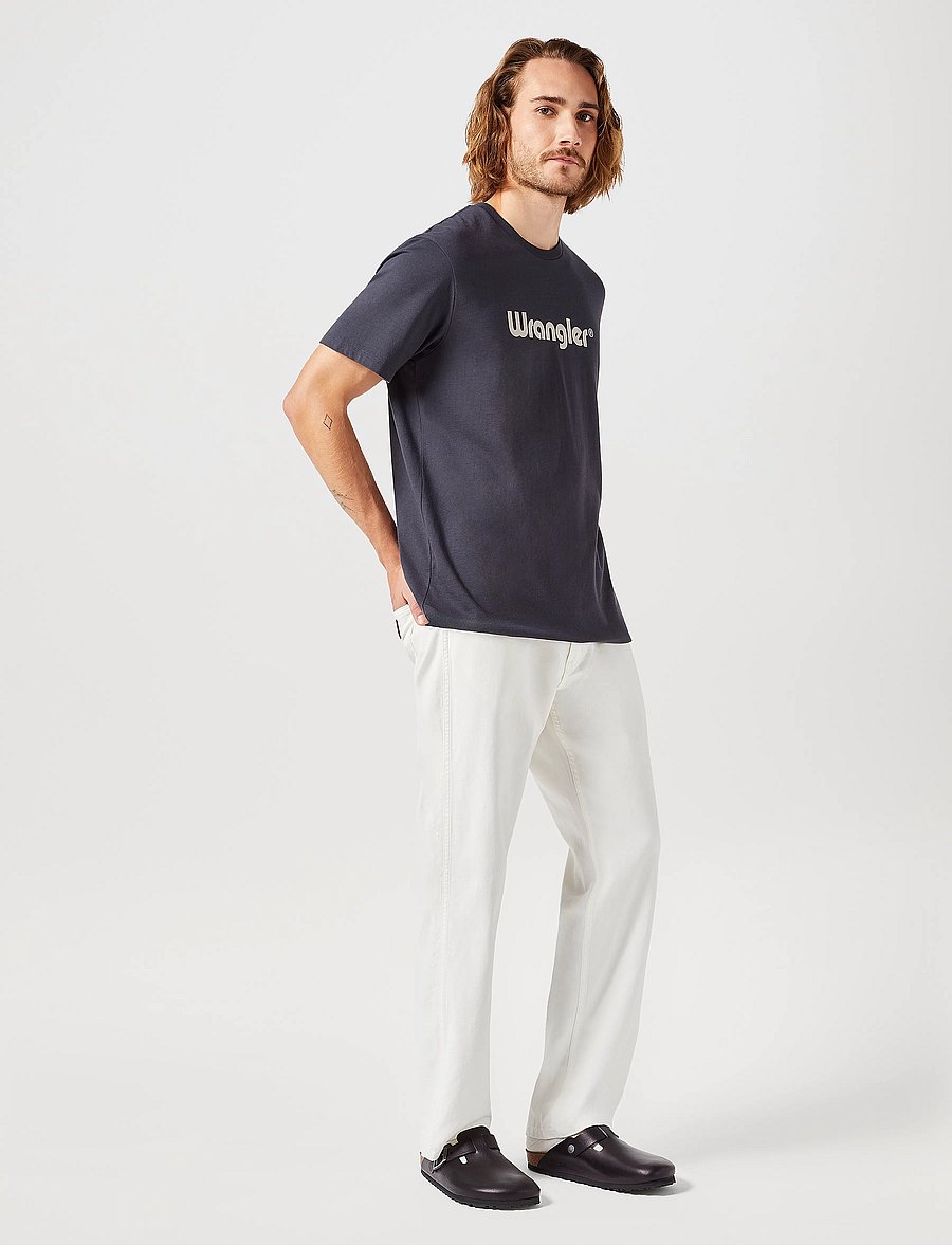 Wrangler - LOGO TEE - lühikeste varrukatega t-särgid - black - 3