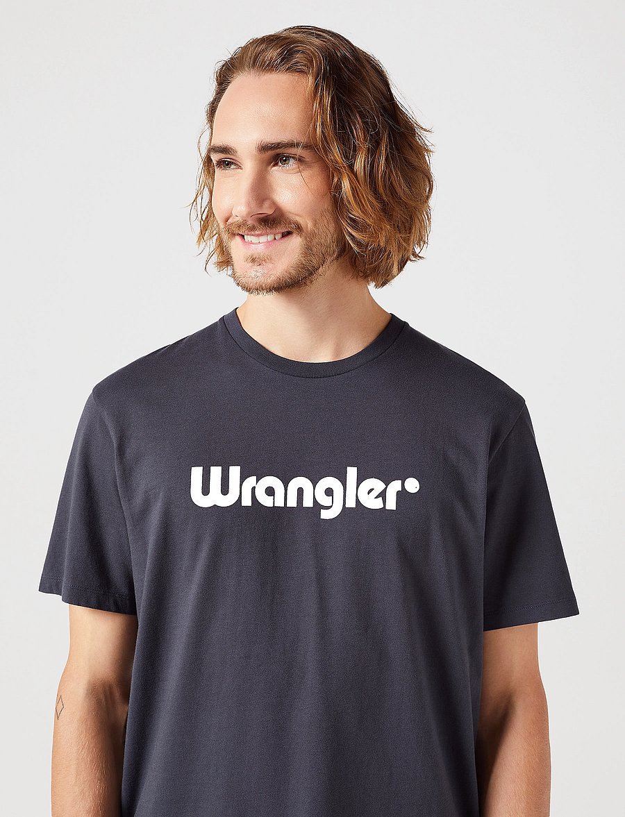 Wrangler - LOGO TEE - lühikeste varrukatega t-särgid - black - 5