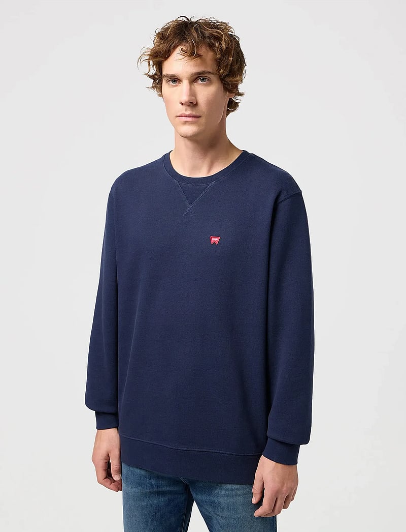 Wrangler - SIGN OFF CREW - kollektioner - navy - 0
