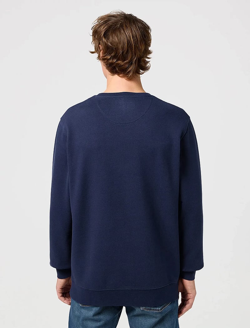 Wrangler - SIGN OFF CREW - kollektioner - navy - 4