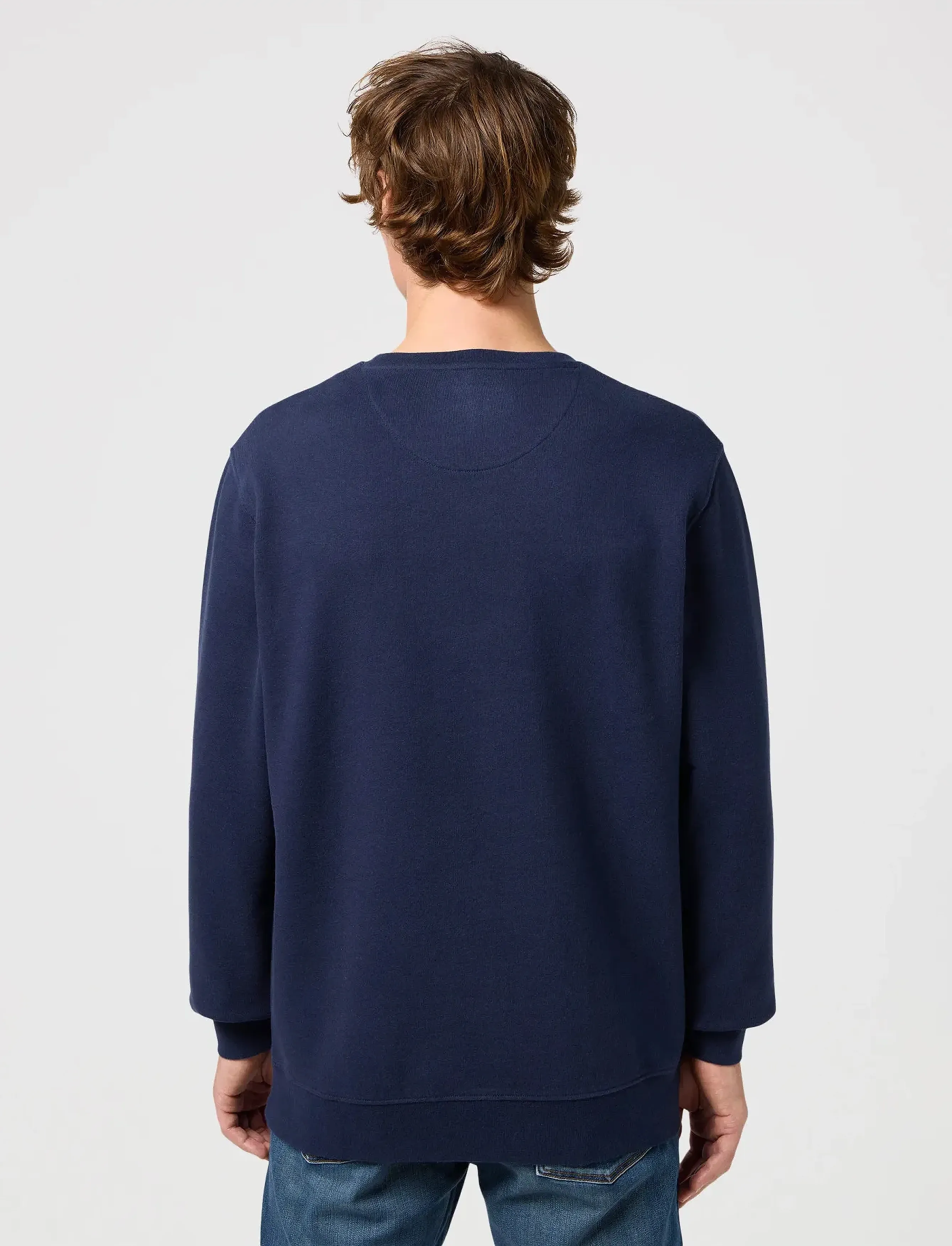 Wrangler - SIGN OFF CREW - sweatshirts - navy - 4
