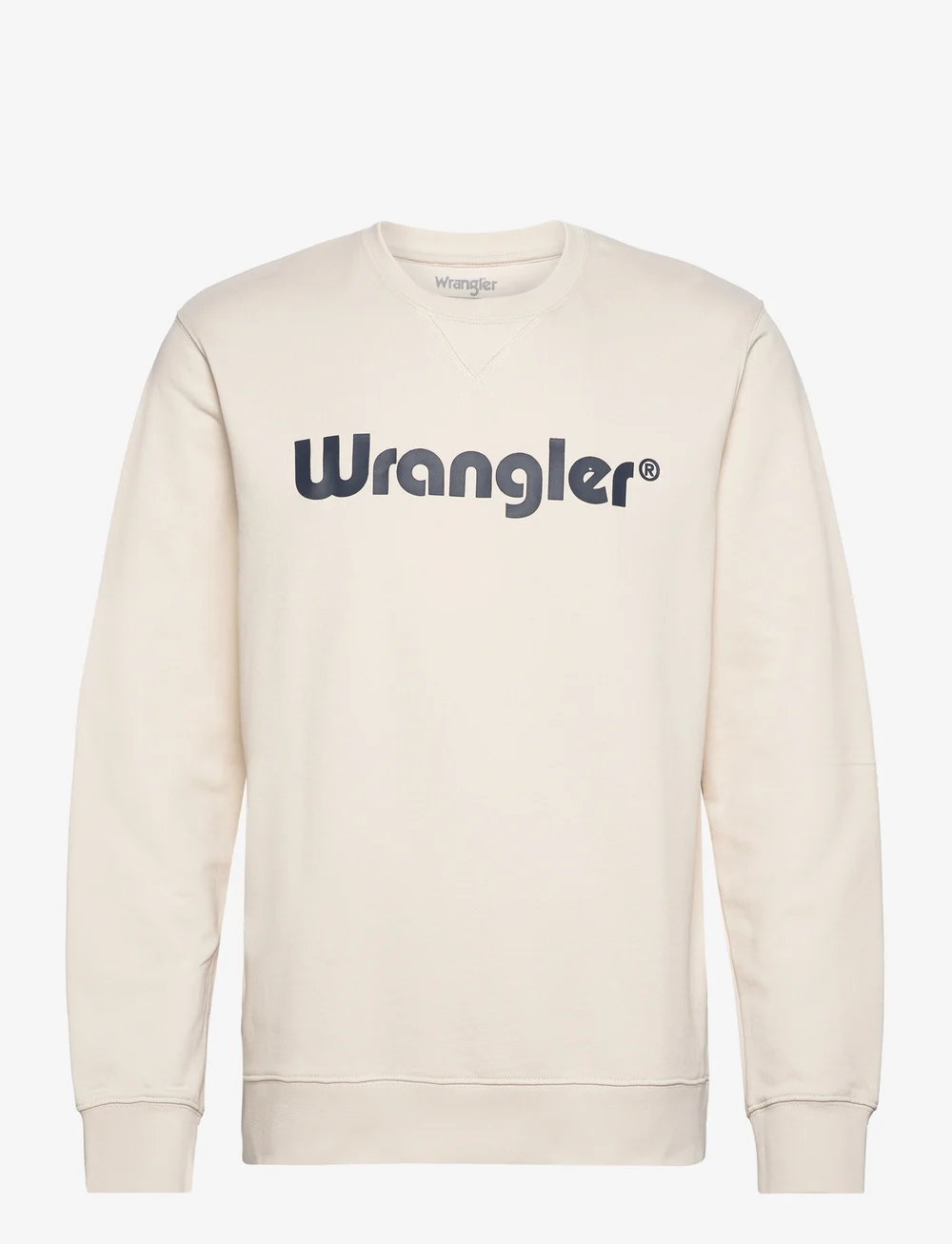 Wrangler - Logo Crew Sweat - kollektsioonid - vintage white - 1