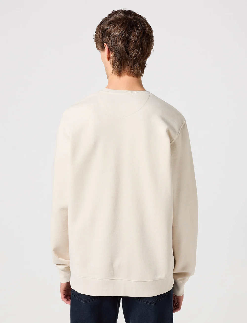 Wrangler - Logo Crew Sweat - kollektsioonid - vintage white - 4