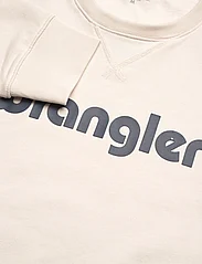 Wrangler - LOGO CREW SWEAT - sweatshirts - vintage white - 2
