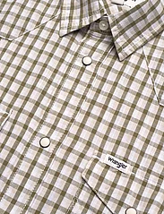 Wrangler - SS WESTERN SHIRT - checkered shirts - green - 3