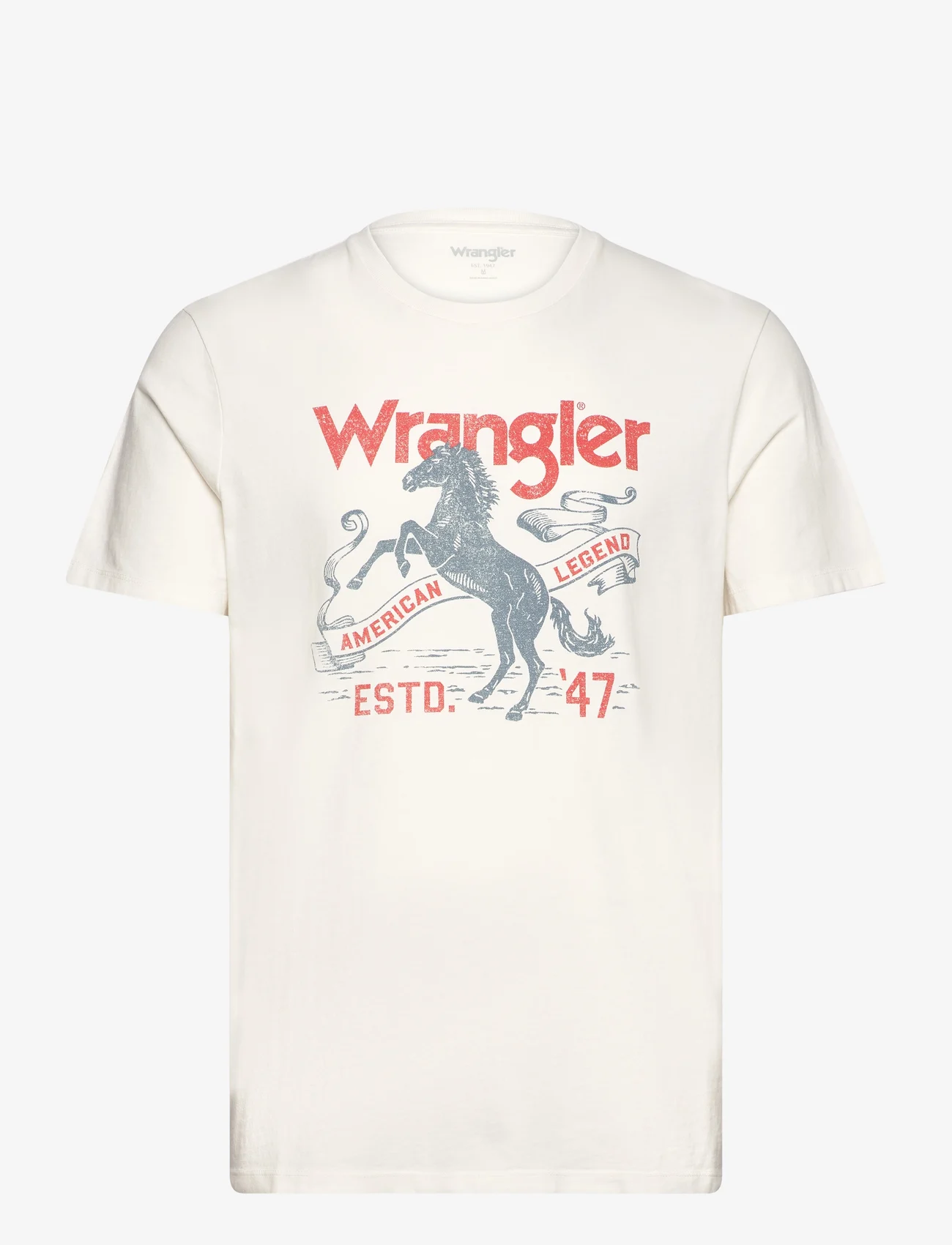 Wrangler - AMERICANA TEE - lowest prices - worn white - 0