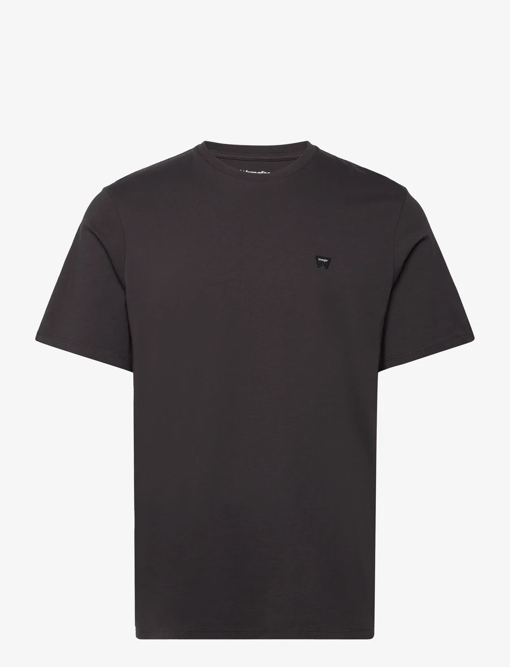 Wrangler - SIGN OFF TEE - kortærmede t-shirts - faded black - 1