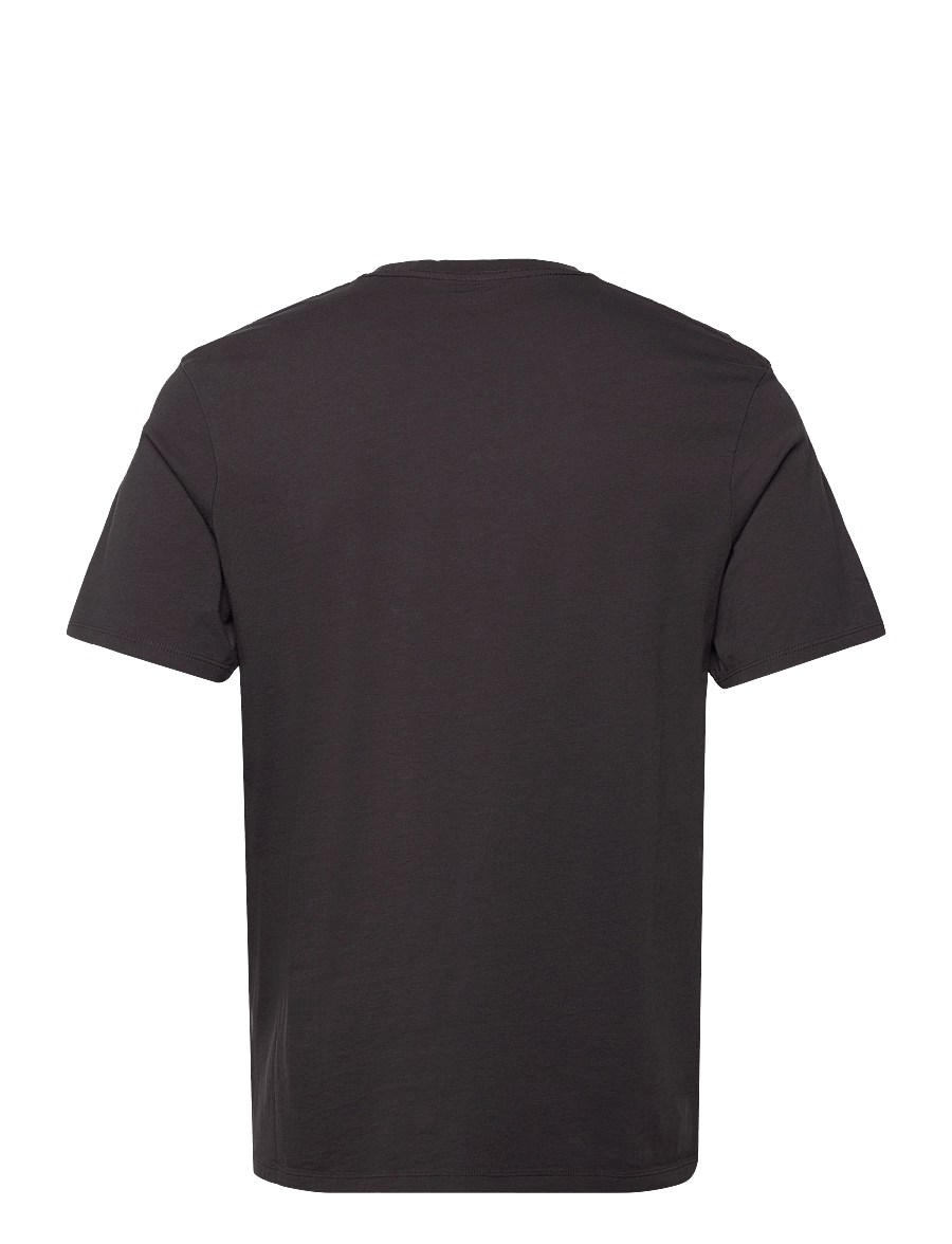 Wrangler - SIGN OFF TEE - kurzärmelige t-shirts - faded black - 2