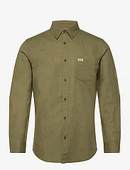 Wrangler - LS 1 PKT SHIRT - linen shirts - capulet olive - 0