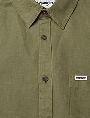 Wrangler - LS 1 PKT SHIRT - linnen overhemden - capulet olive - 2