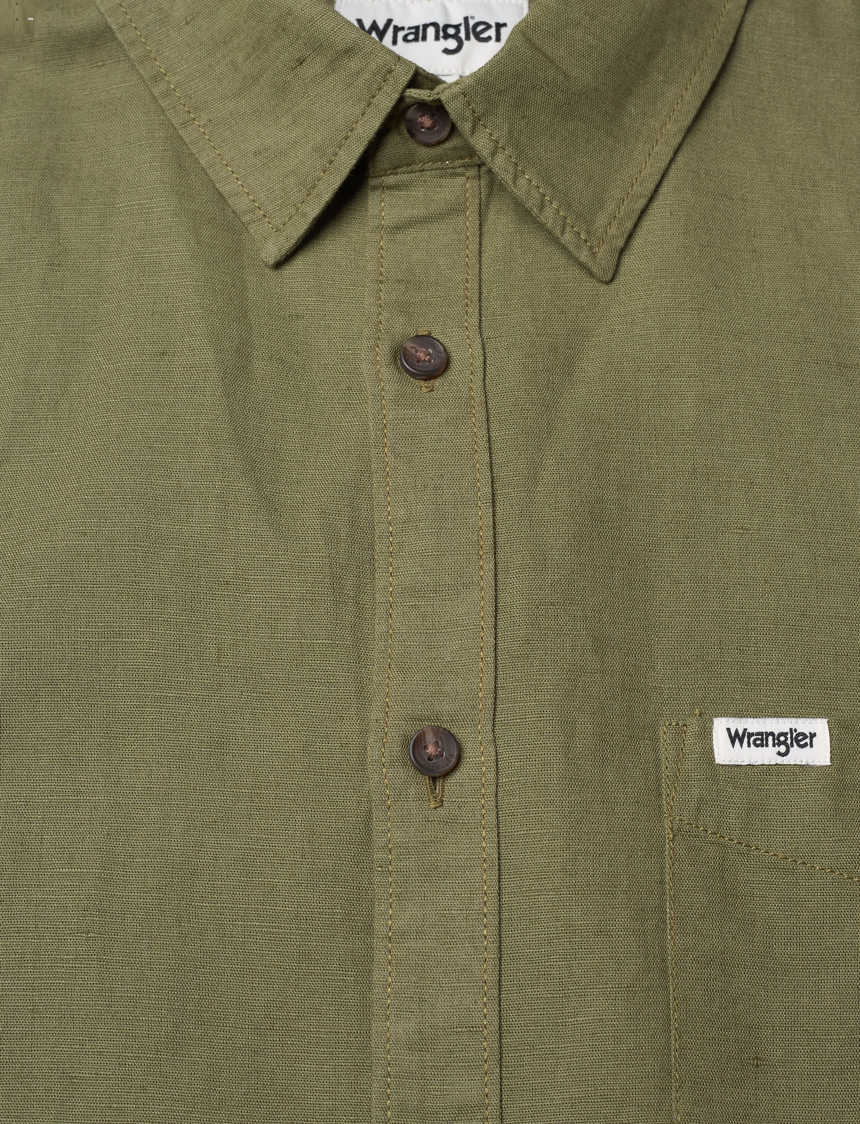Wrangler - LS 1 PKT SHIRT - capulet olive - 2